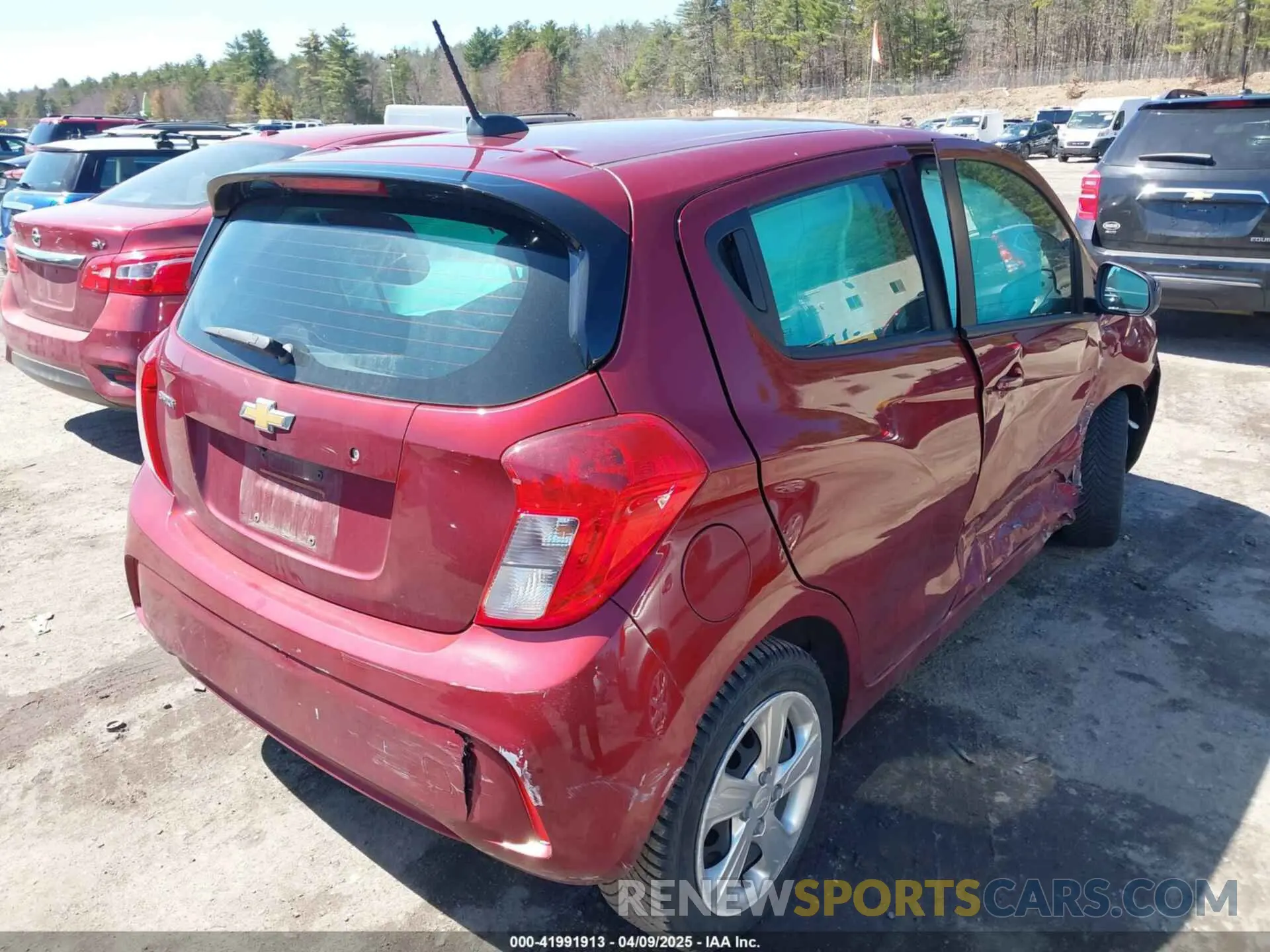 4 Фотография поврежденного автомобиля KL8CB6SAXNC014194 CHEVROLET SPARK 2022