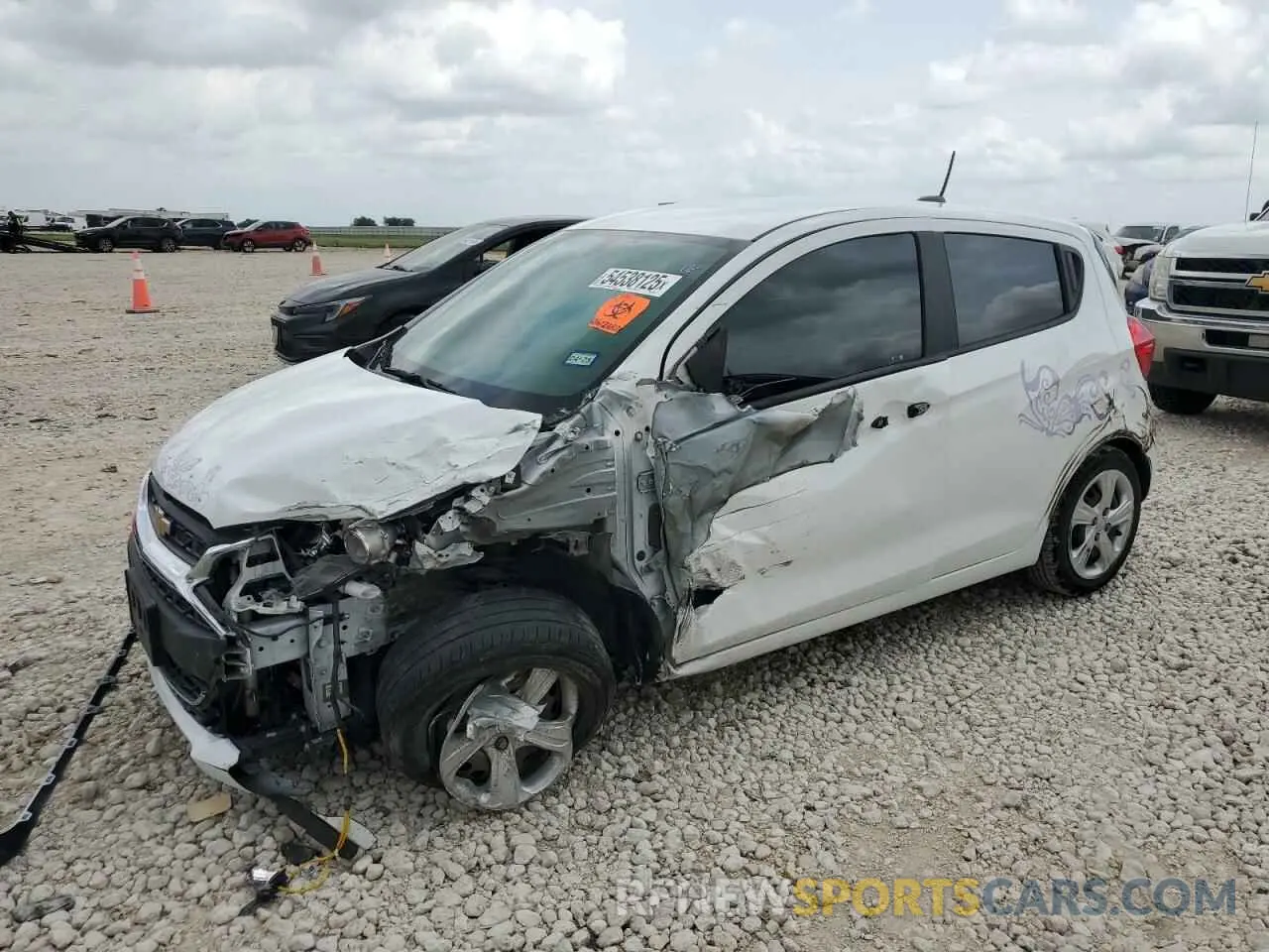 1 Photograph of a damaged car KL8CB6SAXNC027379 CHEVROLET SPARK 2022