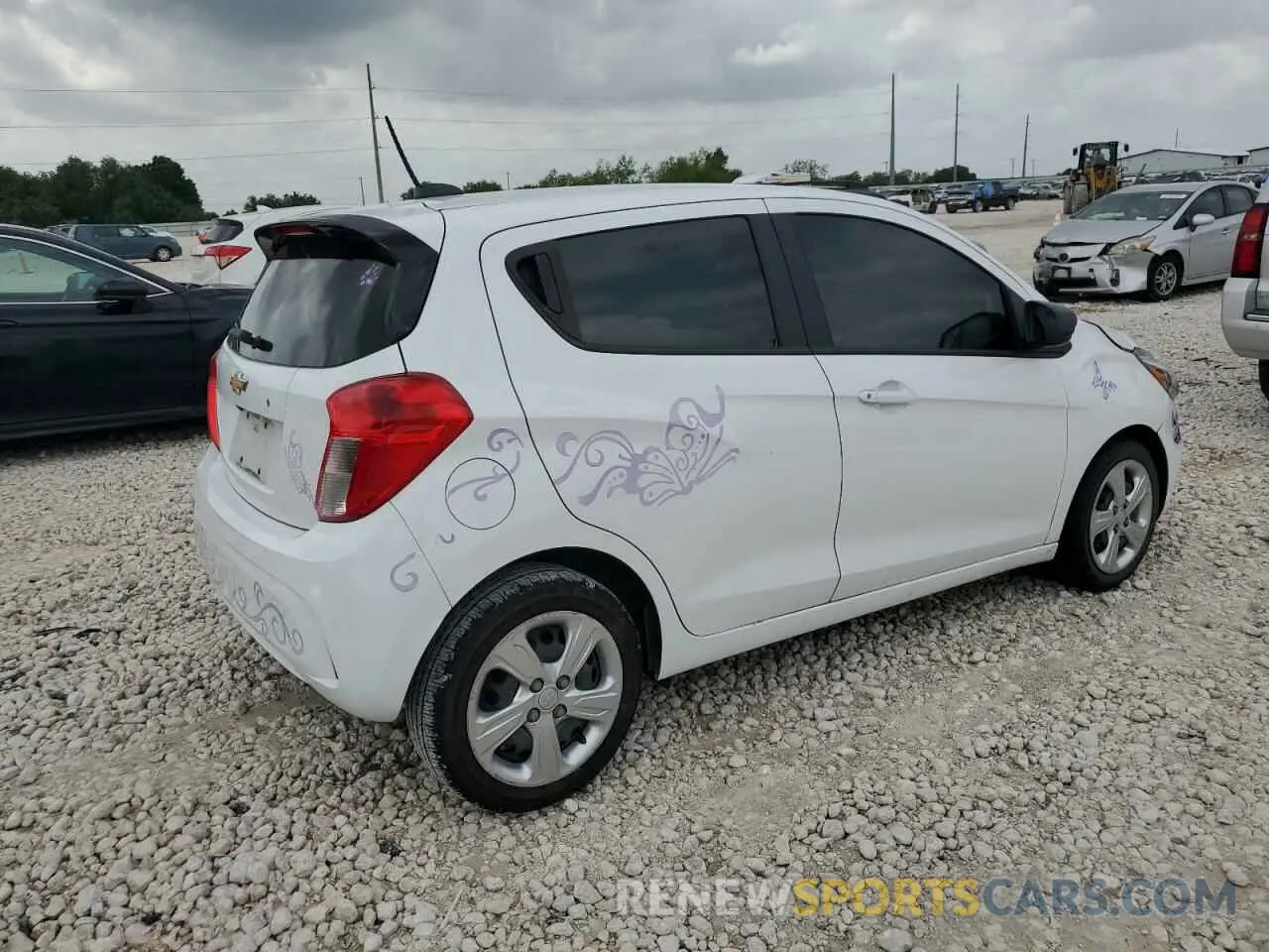 3 Photograph of a damaged car KL8CB6SAXNC027379 CHEVROLET SPARK 2022