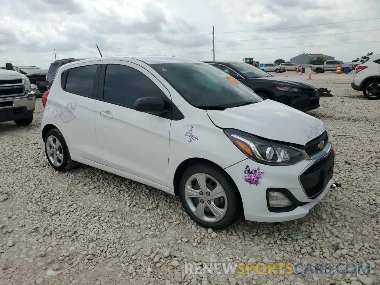 4 Photograph of a damaged car KL8CB6SAXNC027379 CHEVROLET SPARK 2022