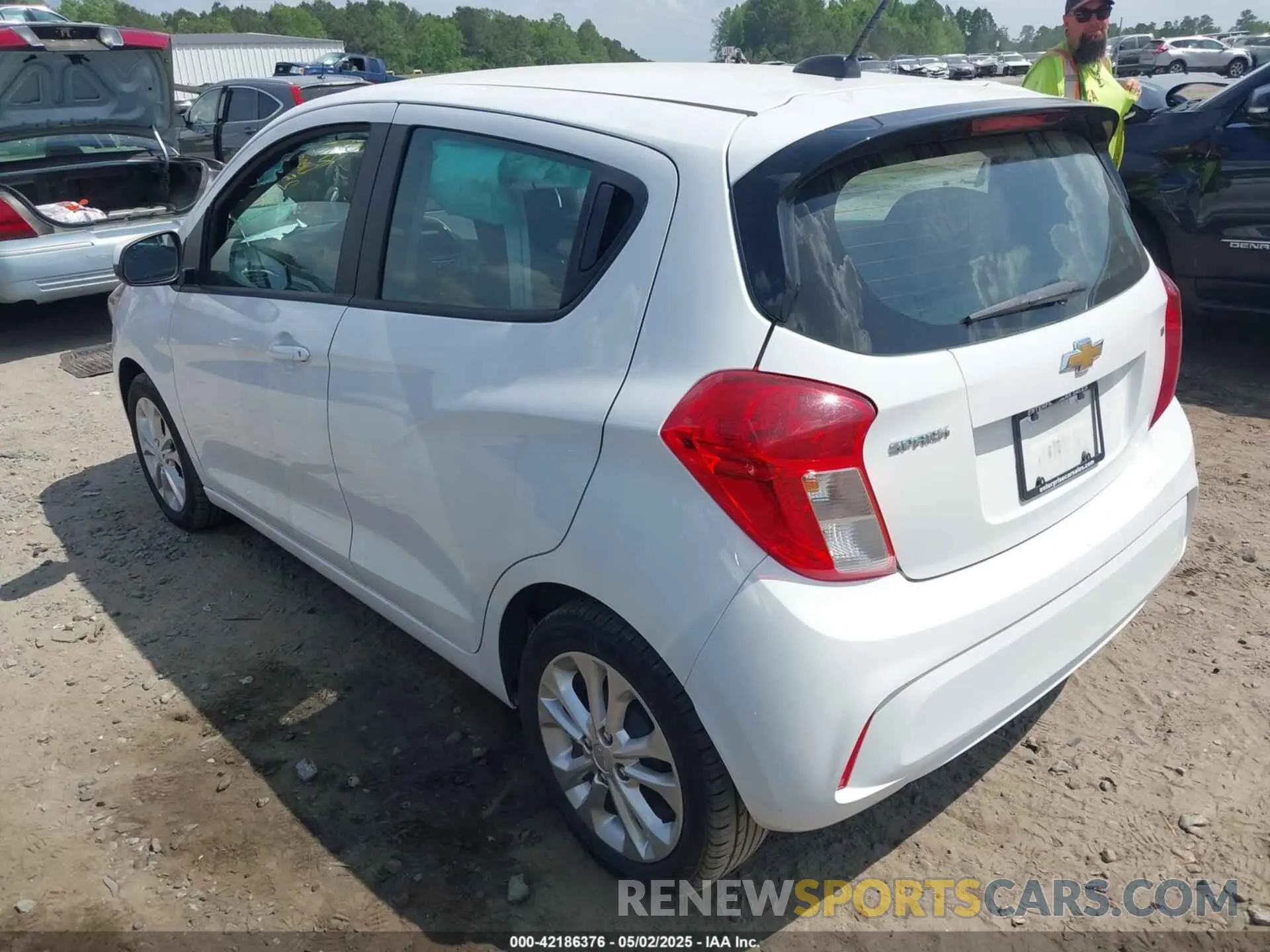 3 Фотография поврежденного автомобиля KL8CD6SA0NC011251 CHEVROLET SPARK 2022