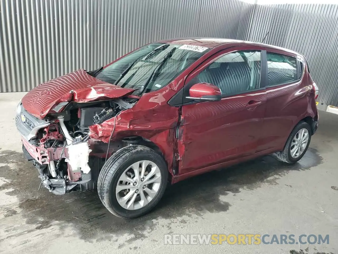 1 Фотография поврежденного автомобиля KL8CD6SA1NC010609 CHEVROLET SPARK 2022