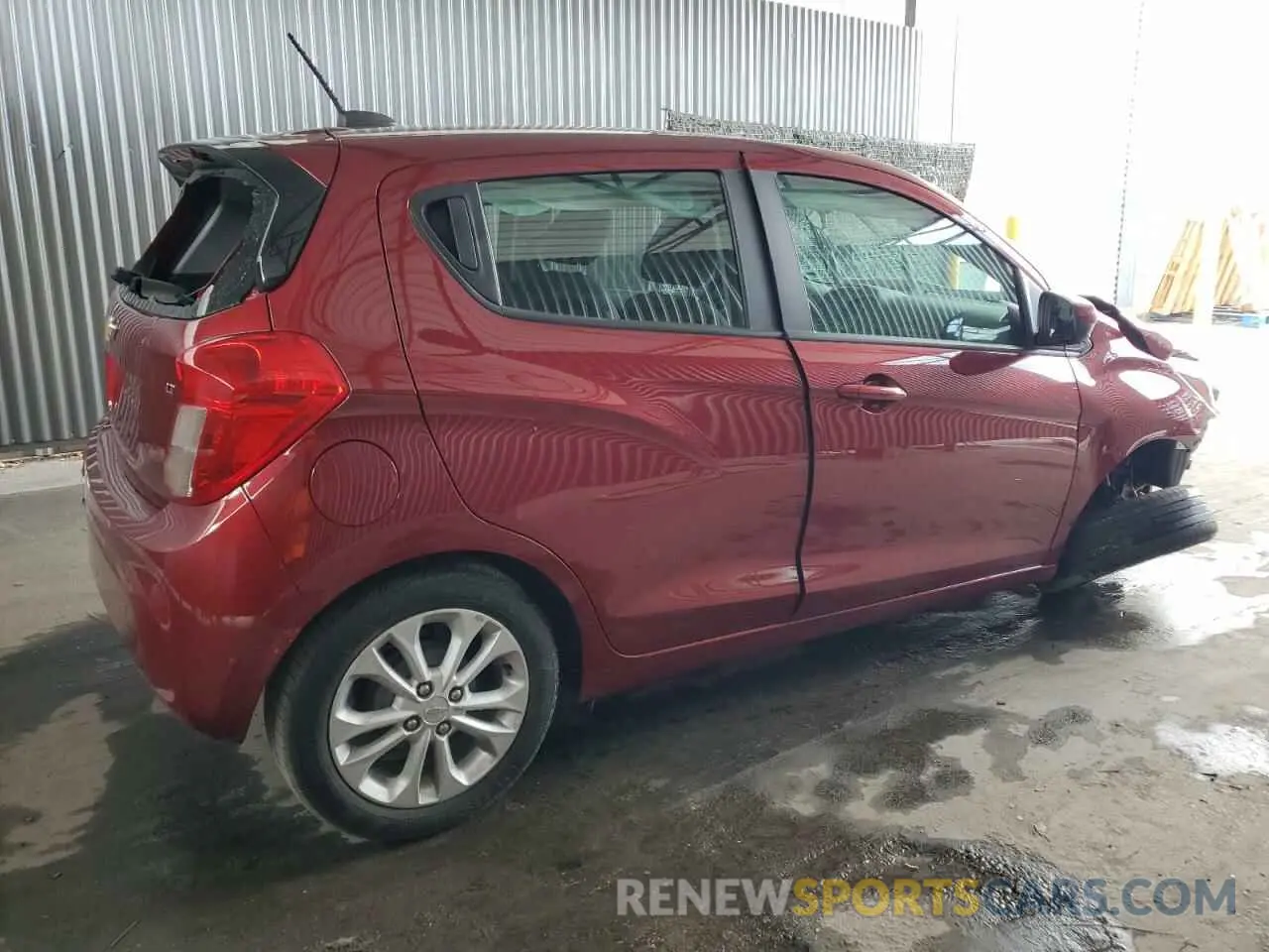 3 Фотография поврежденного автомобиля KL8CD6SA1NC010609 CHEVROLET SPARK 2022