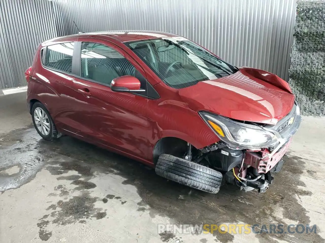 4 Фотография поврежденного автомобиля KL8CD6SA1NC010609 CHEVROLET SPARK 2022