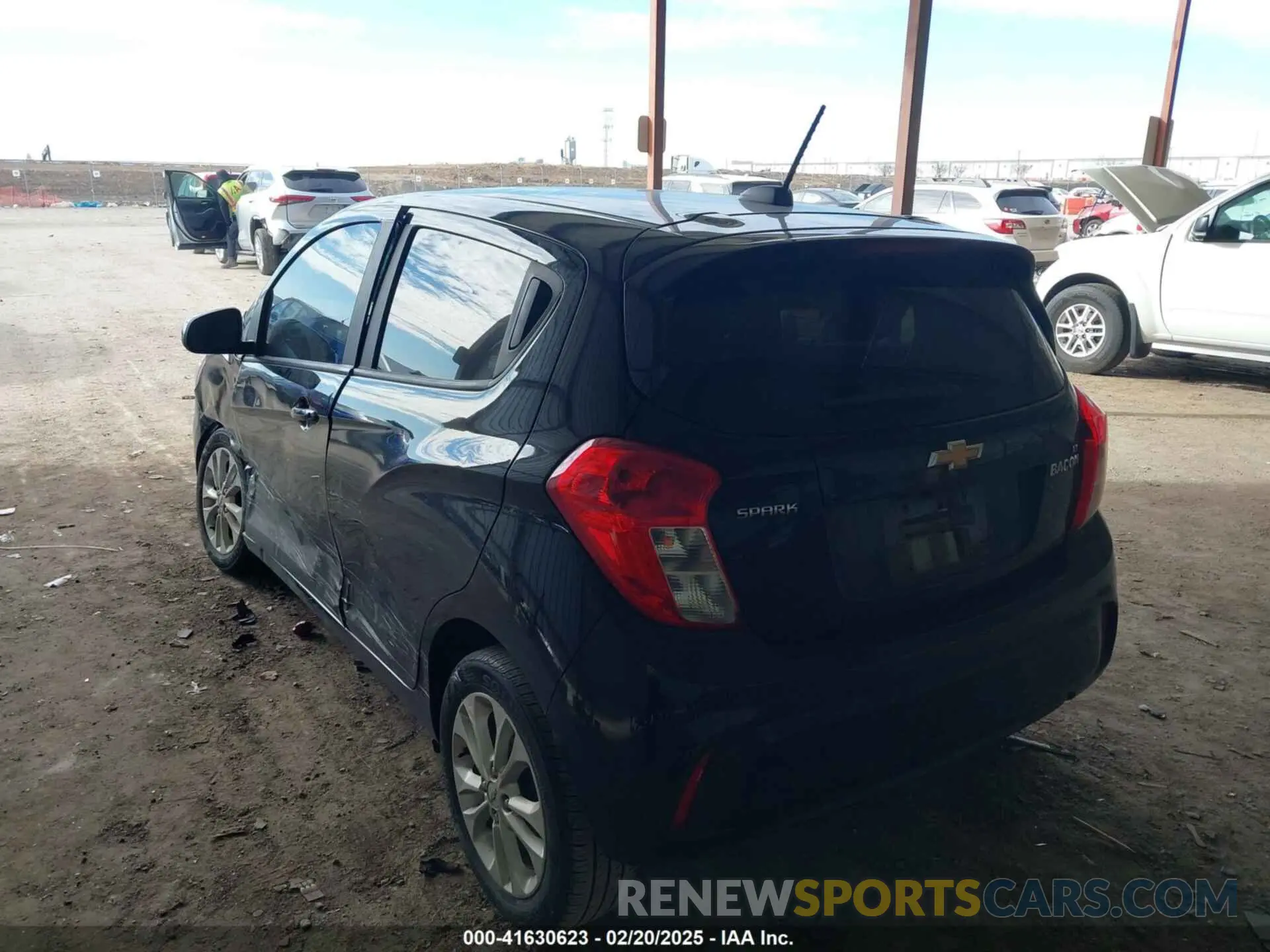 3 Фотография поврежденного автомобиля KL8CD6SA3NC026794 CHEVROLET SPARK 2022