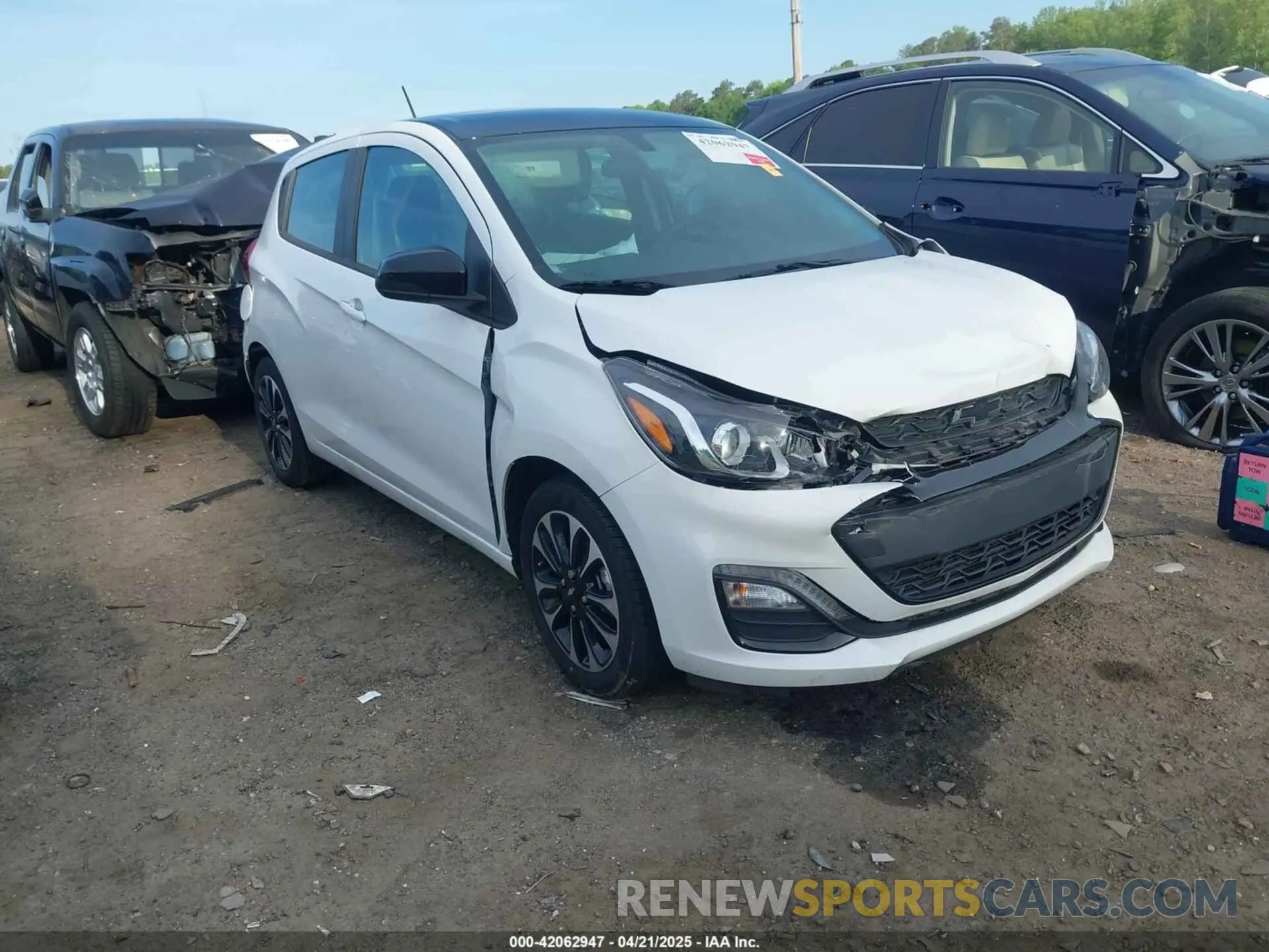 1 Photograph of a damaged car KL8CD6SA3NC029145 CHEVROLET SPARK 2022