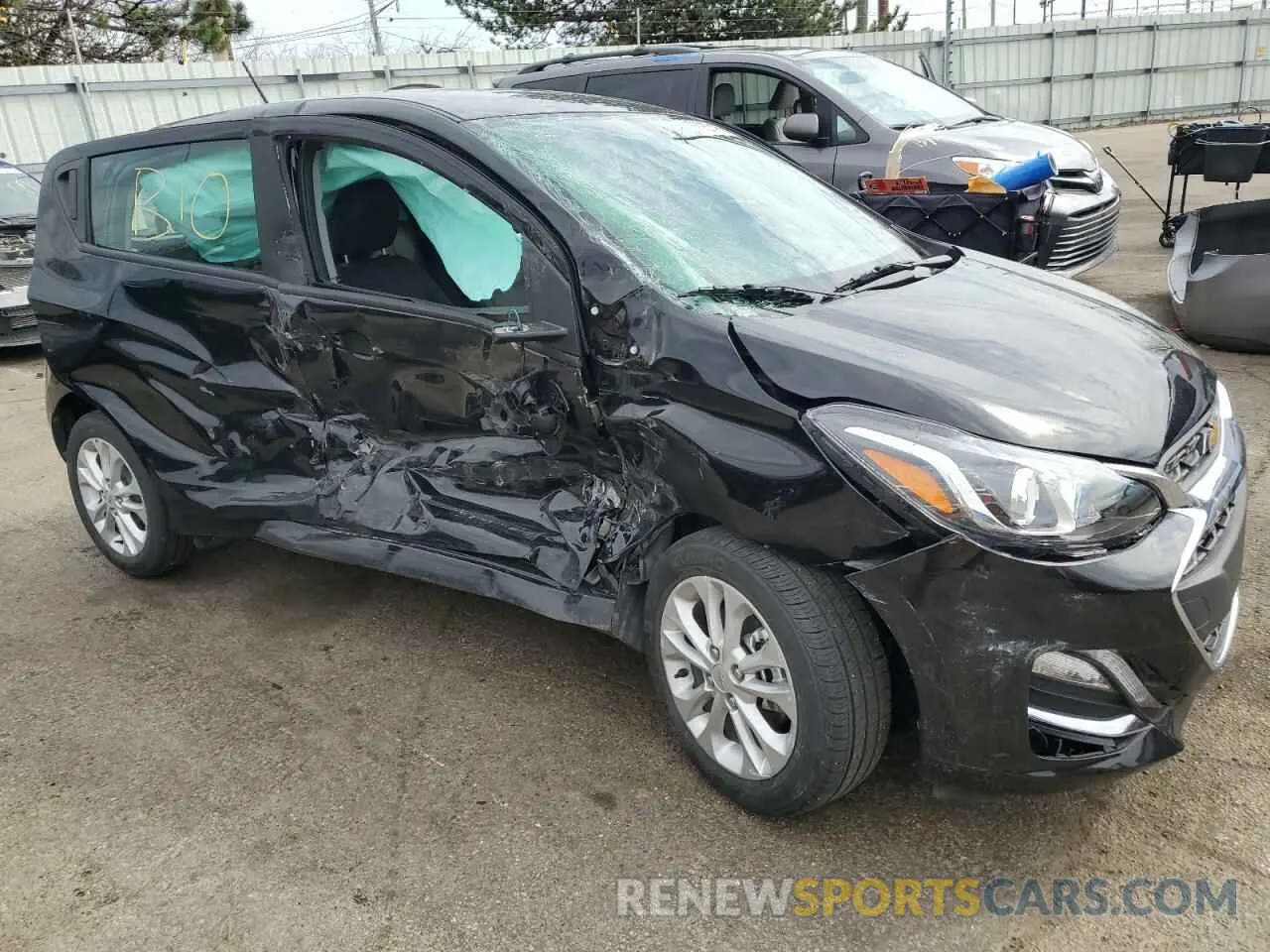 4 Фотография поврежденного автомобиля KL8CD6SA6NC007527 CHEVROLET SPARK 2022