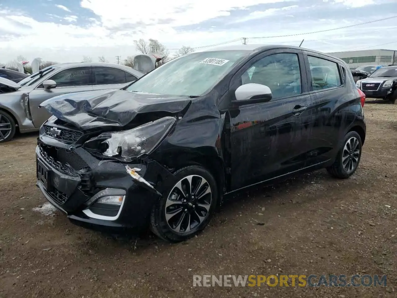 1 Photograph of a damaged car KL8CD6SA9NC039534 CHEVROLET SPARK 2022