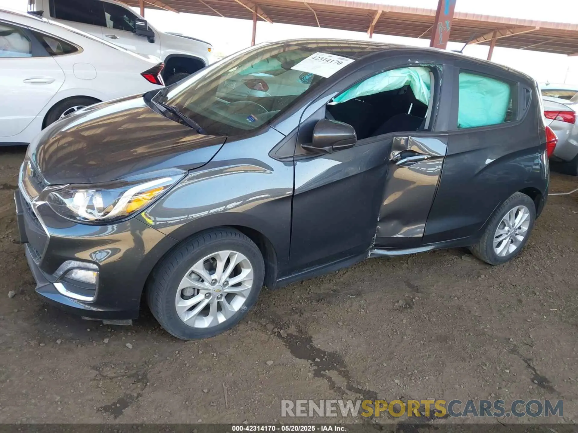 2 Photograph of a damaged car KL8CD6SAXNC028042 CHEVROLET SPARK 2022