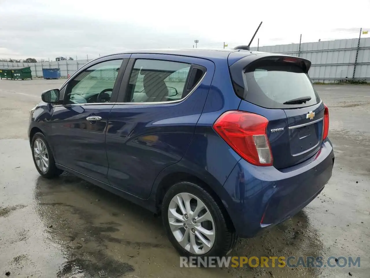 2 Photograph of a damaged car KL8CF6SAXNC035390 CHEVROLET SPARK 2022