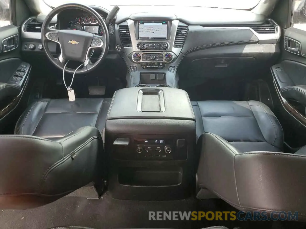 8 Photograph of a damaged car 1GNSKHKC6KR335214 CHEVROLET SUBURBAN 2019
