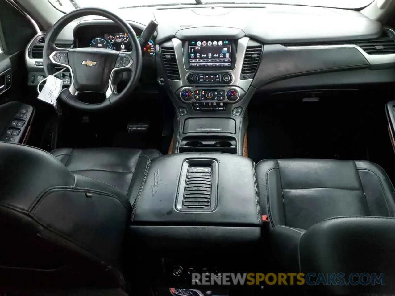 8 Фотография поврежденного автомобиля 1GNSKJKC7KR318154 CHEVROLET SUBURBAN 2019