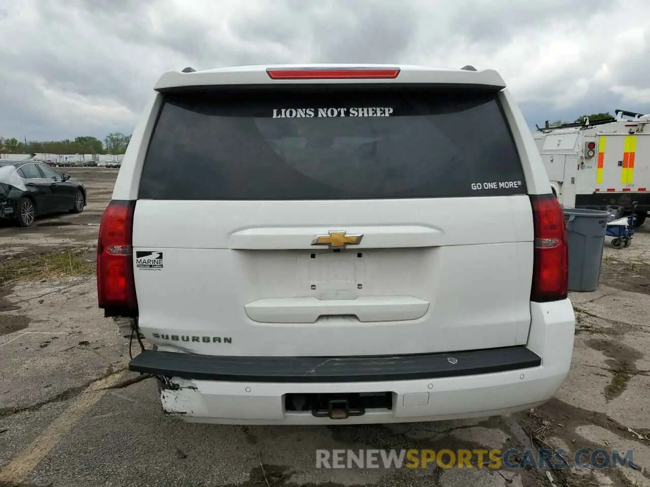 6 Фотография поврежденного автомобиля 1GNSCHKC6LR119362 CHEVROLET SUBURBAN 2020