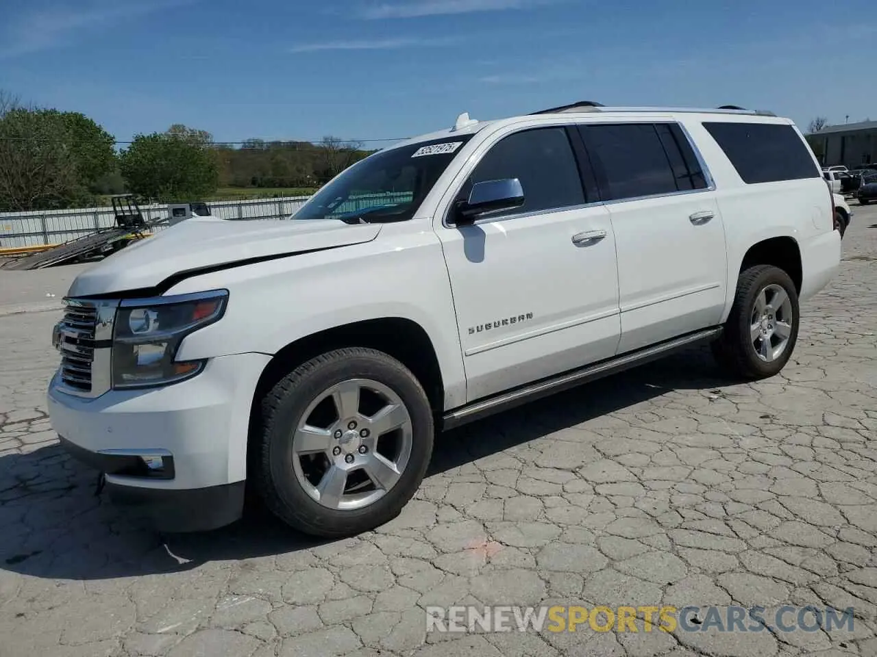1 Photograph of a damaged car 1GNSKJKC0LR151444 CHEVROLET SUBURBAN 2020