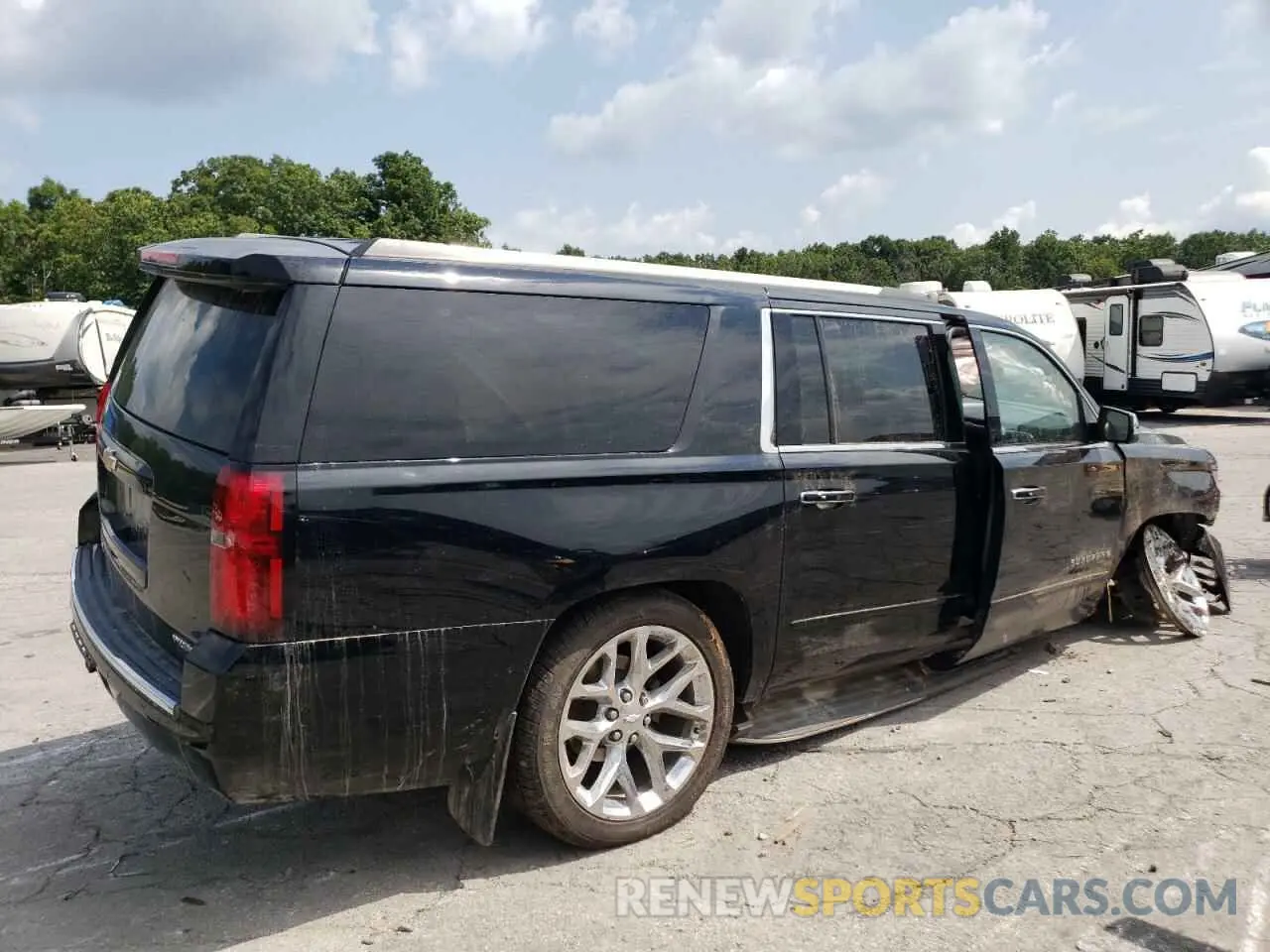 3 Фотография поврежденного автомобиля 1GNSKJKC6LR106993 CHEVROLET SUBURBAN 2020