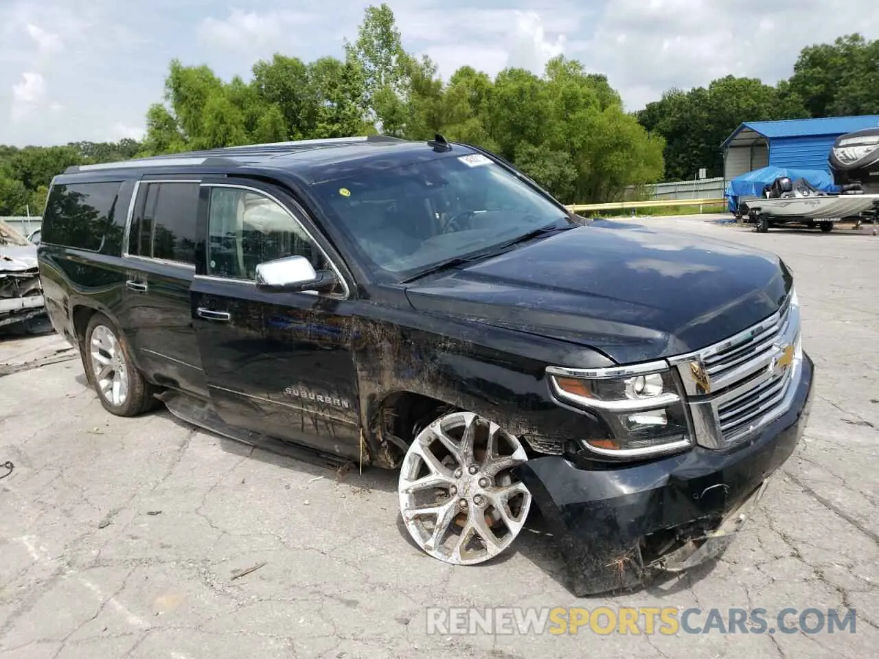 4 Фотография поврежденного автомобиля 1GNSKJKC6LR106993 CHEVROLET SUBURBAN 2020