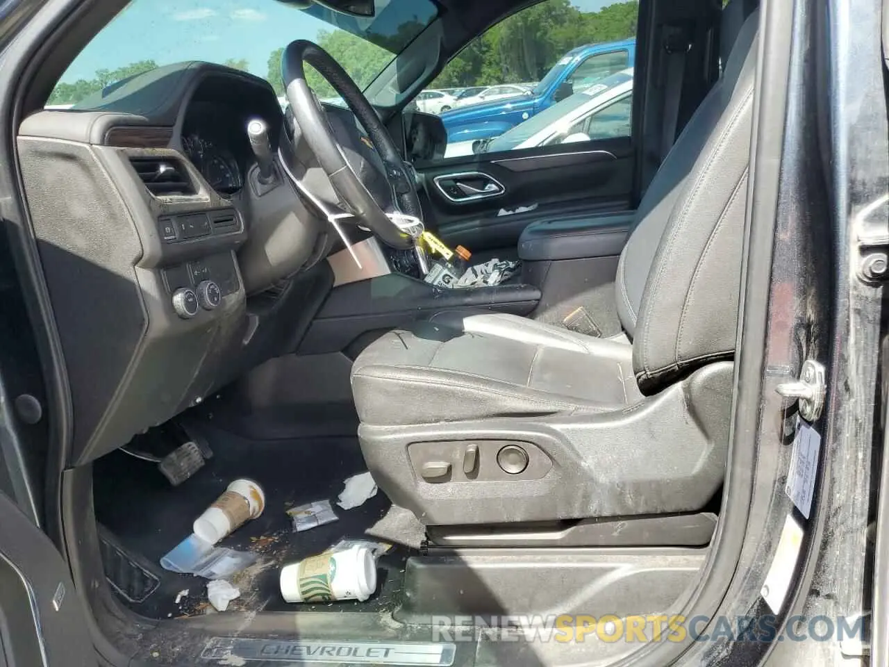 7 Photograph of a damaged car 1GNSCCKD2MR469892 CHEVROLET SUBURBAN 2021