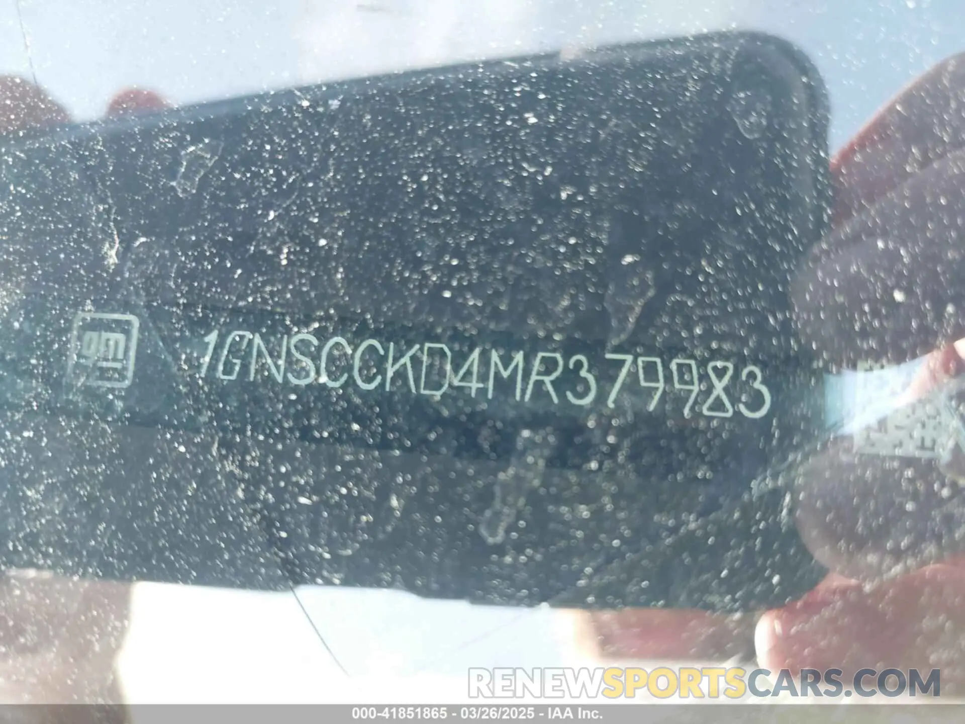 9 Фотография поврежденного автомобиля 1GNSCCKD4MR379983 CHEVROLET SUBURBAN 2021