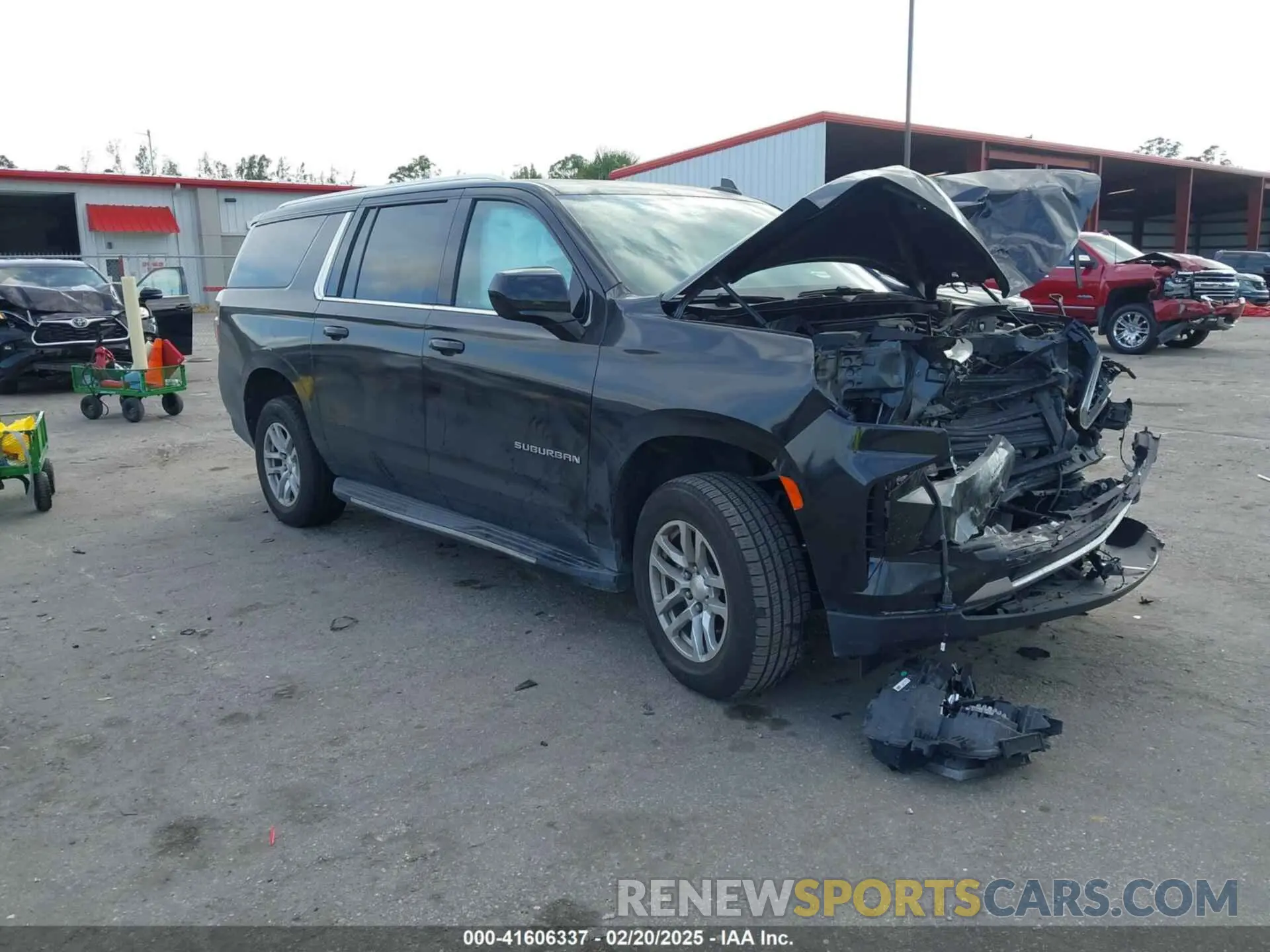 1 Фотография поврежденного автомобиля 1GNSCCKD8MR269020 CHEVROLET SUBURBAN 2021