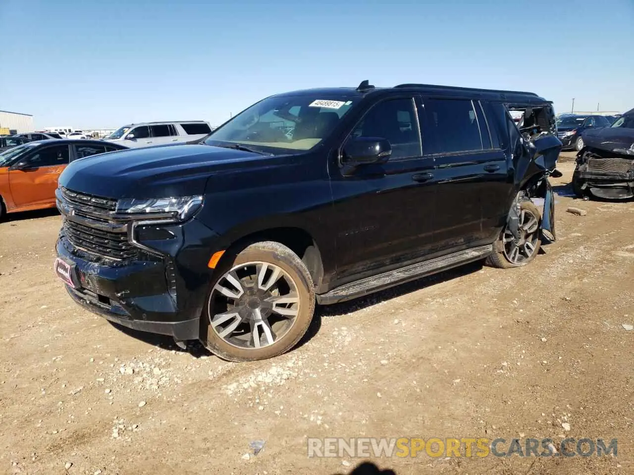 1 Фотография поврежденного автомобиля 1GNSCEKD0MR320232 CHEVROLET SUBURBAN 2021