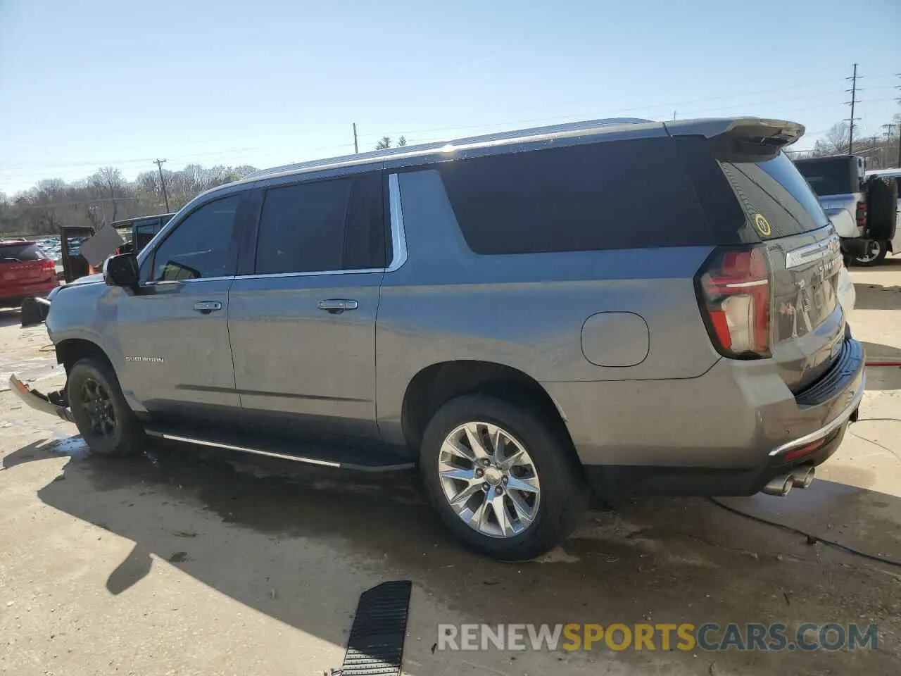 2 Photograph of a damaged car 1GNSCFKD6MR312402 CHEVROLET SUBURBAN 2021