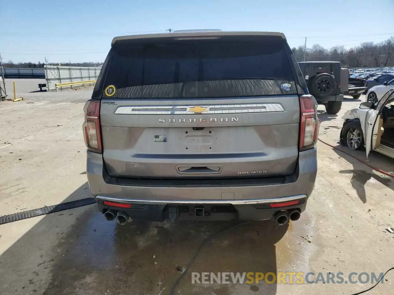 6 Photograph of a damaged car 1GNSCFKD6MR312402 CHEVROLET SUBURBAN 2021