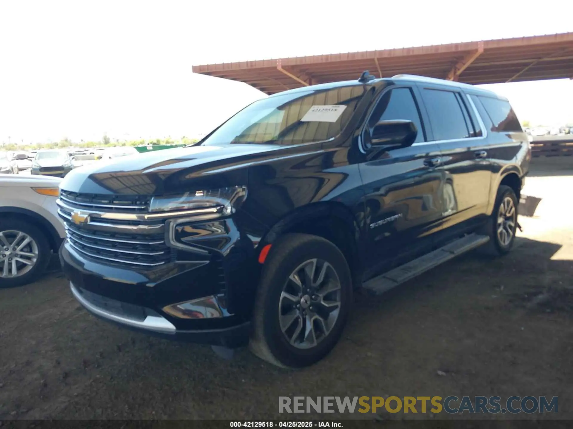 2 Фотография поврежденного автомобиля 1GNSKCKD0MR123858 CHEVROLET SUBURBAN 2021