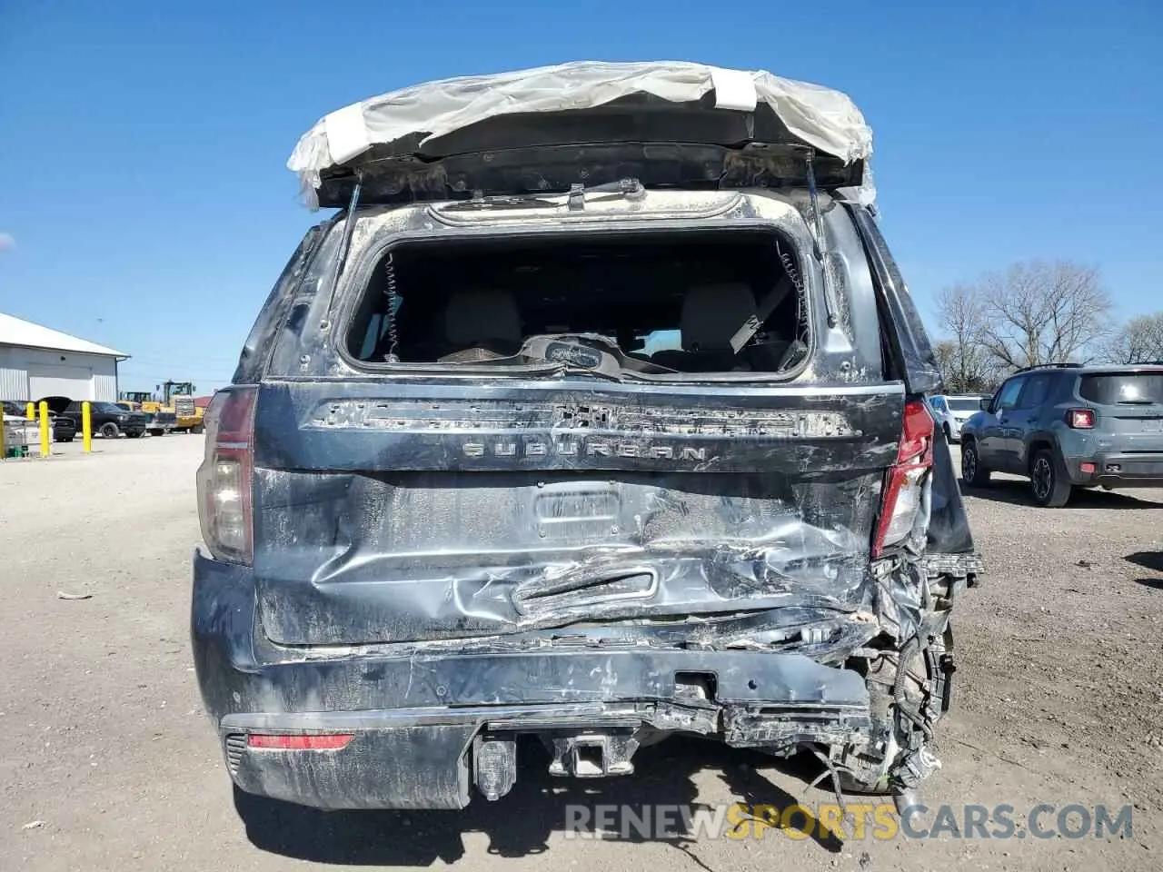 6 Photograph of a damaged car 1GNSKCKD4MR386404 CHEVROLET SUBURBAN 2021