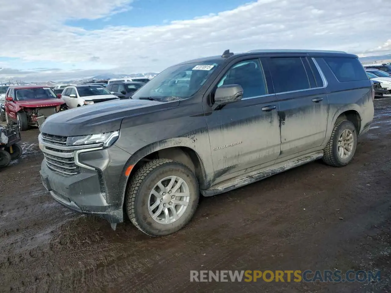 1 Photograph of a damaged car 1GNSKCKD5MR231506 CHEVROLET SUBURBAN 2021