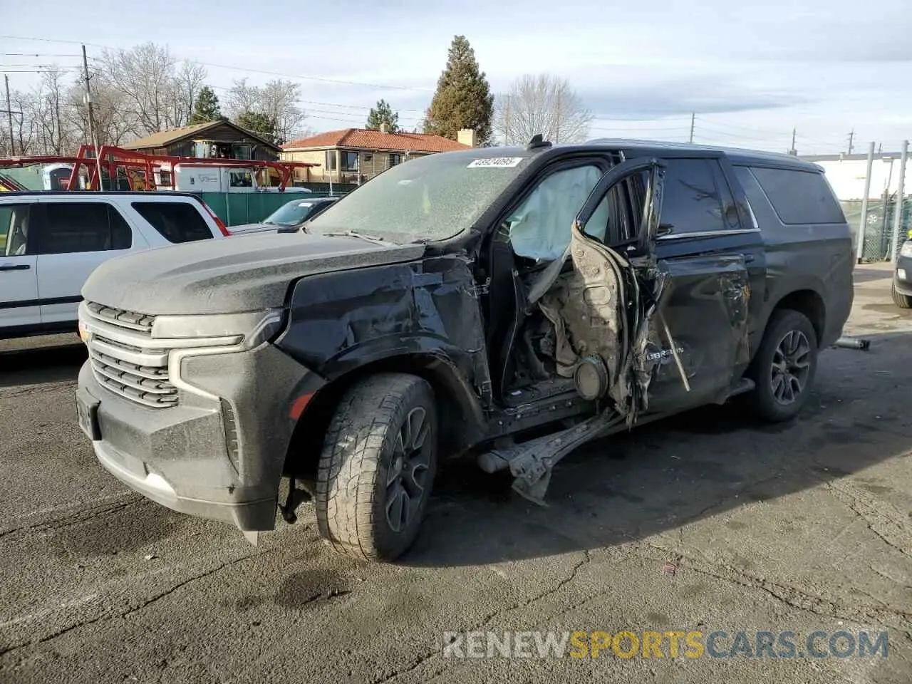 1 Photograph of a damaged car 1GNSKCKD8MR377611 CHEVROLET SUBURBAN 2021
