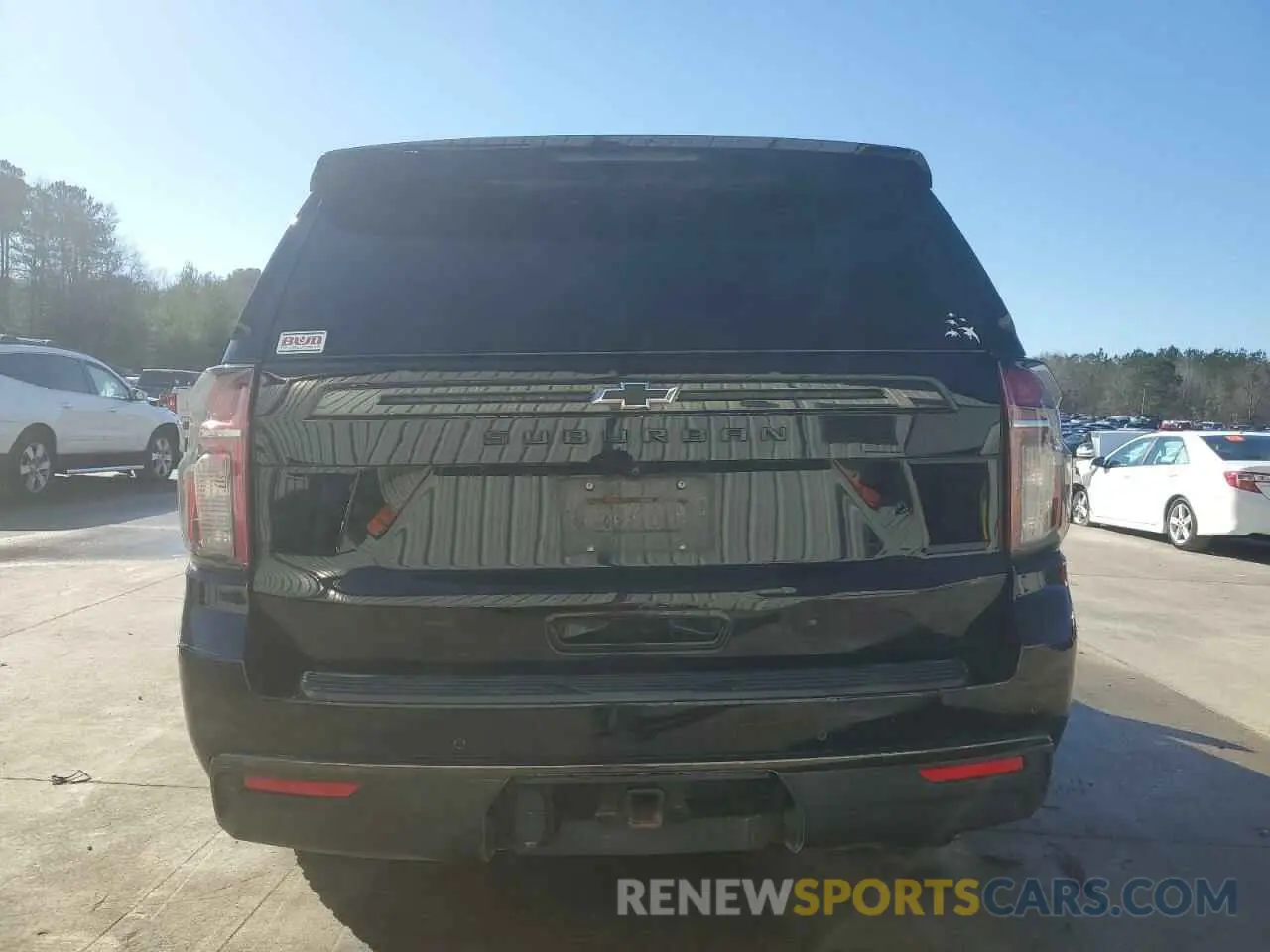 6 Фотография поврежденного автомобиля 1GNSKDKD2MR165986 CHEVROLET SUBURBAN 2021
