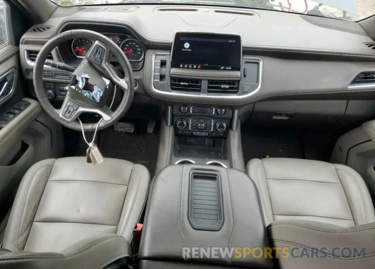 8 Фотография поврежденного автомобиля 1GNSKDKD3MR342013 CHEVROLET SUBURBAN 2021