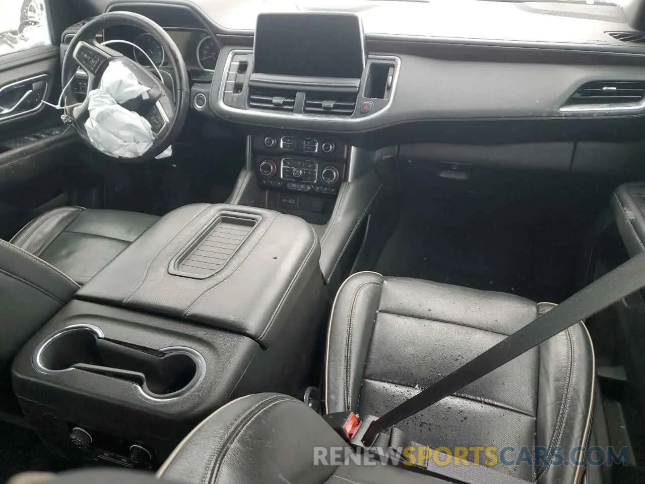 8 Фотография поврежденного автомобиля 1GNSKFKD9MR164443 CHEVROLET SUBURBAN 2021