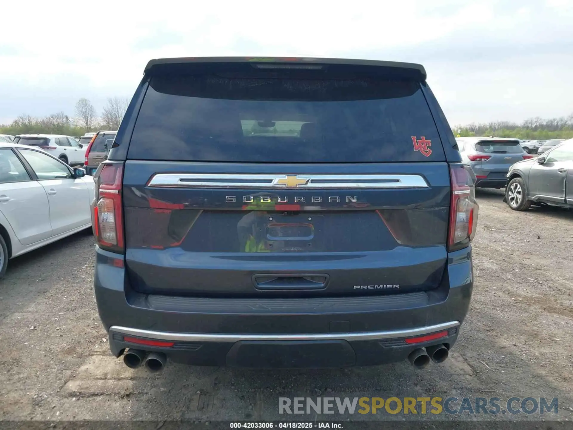 16 Photograph of a damaged car 1GNSKFKDXMR295929 CHEVROLET SUBURBAN 2021