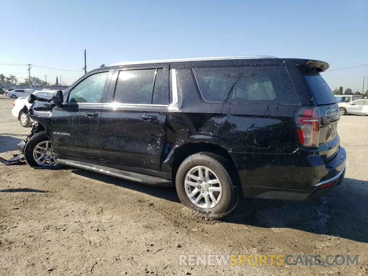 2 Фотография поврежденного автомобиля 1GNSCBKD8NR282054 CHEVROLET SUBURBAN 2022