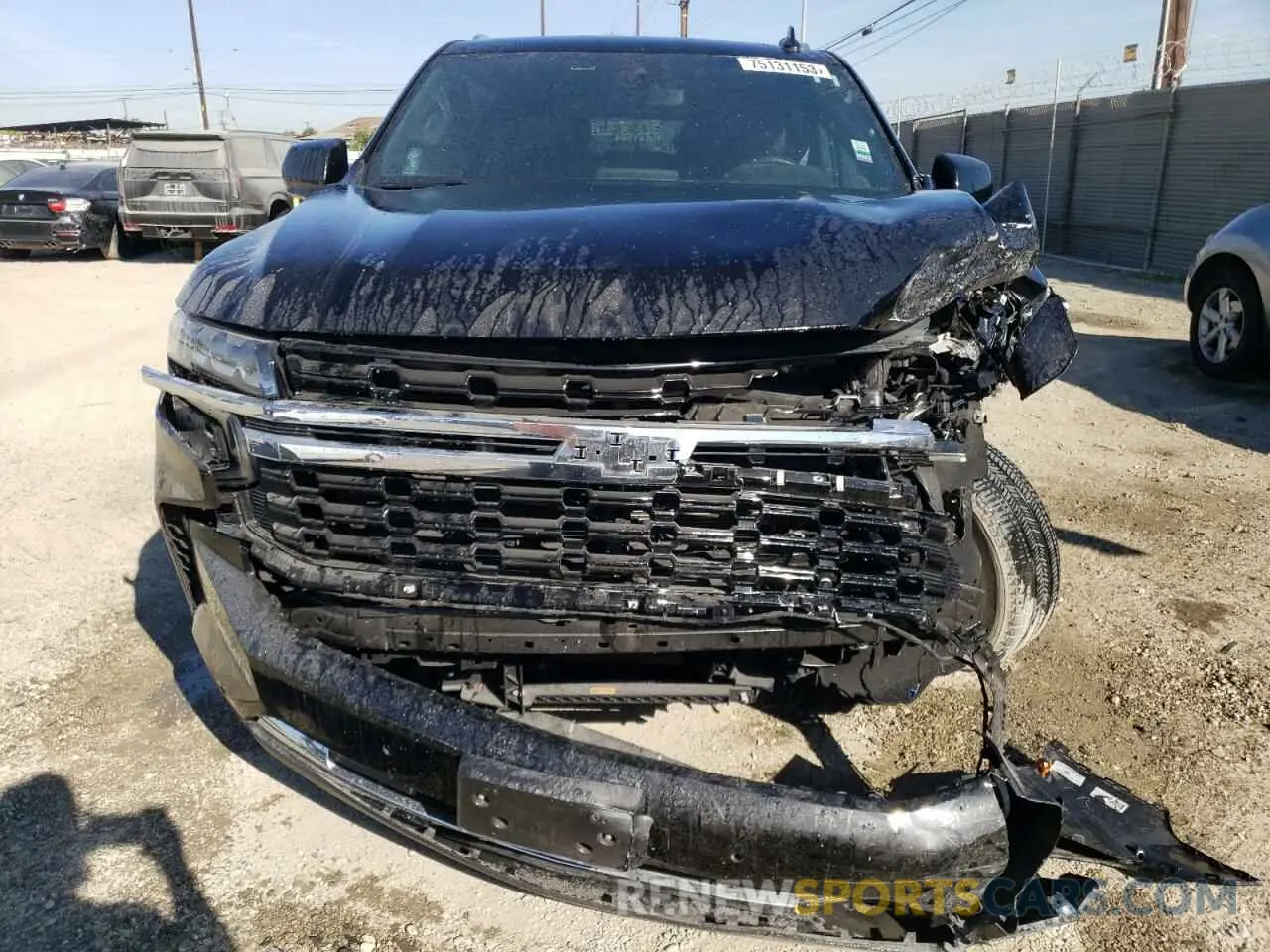 5 Фотография поврежденного автомобиля 1GNSCBKD8NR282054 CHEVROLET SUBURBAN 2022
