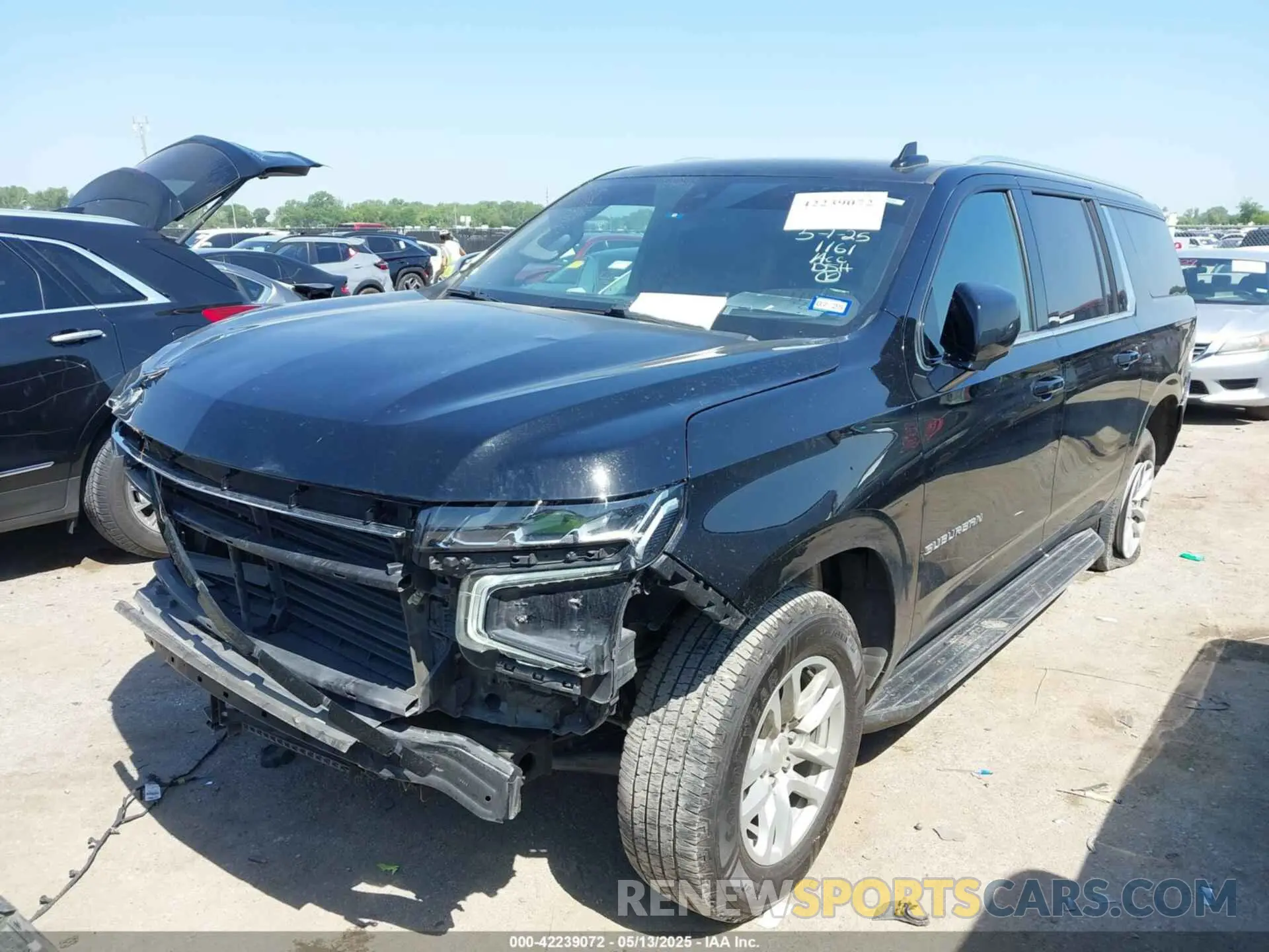 2 Фотография поврежденного автомобиля 1GNSCCKD2NR244468 CHEVROLET SUBURBAN 2022