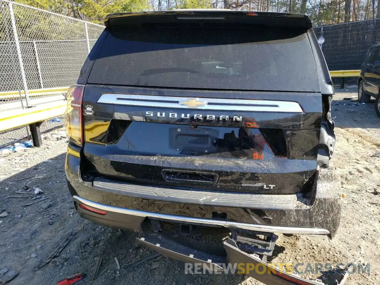 6 Фотография поврежденного автомобиля 1GNSKCKD2NR211585 CHEVROLET SUBURBAN 2022