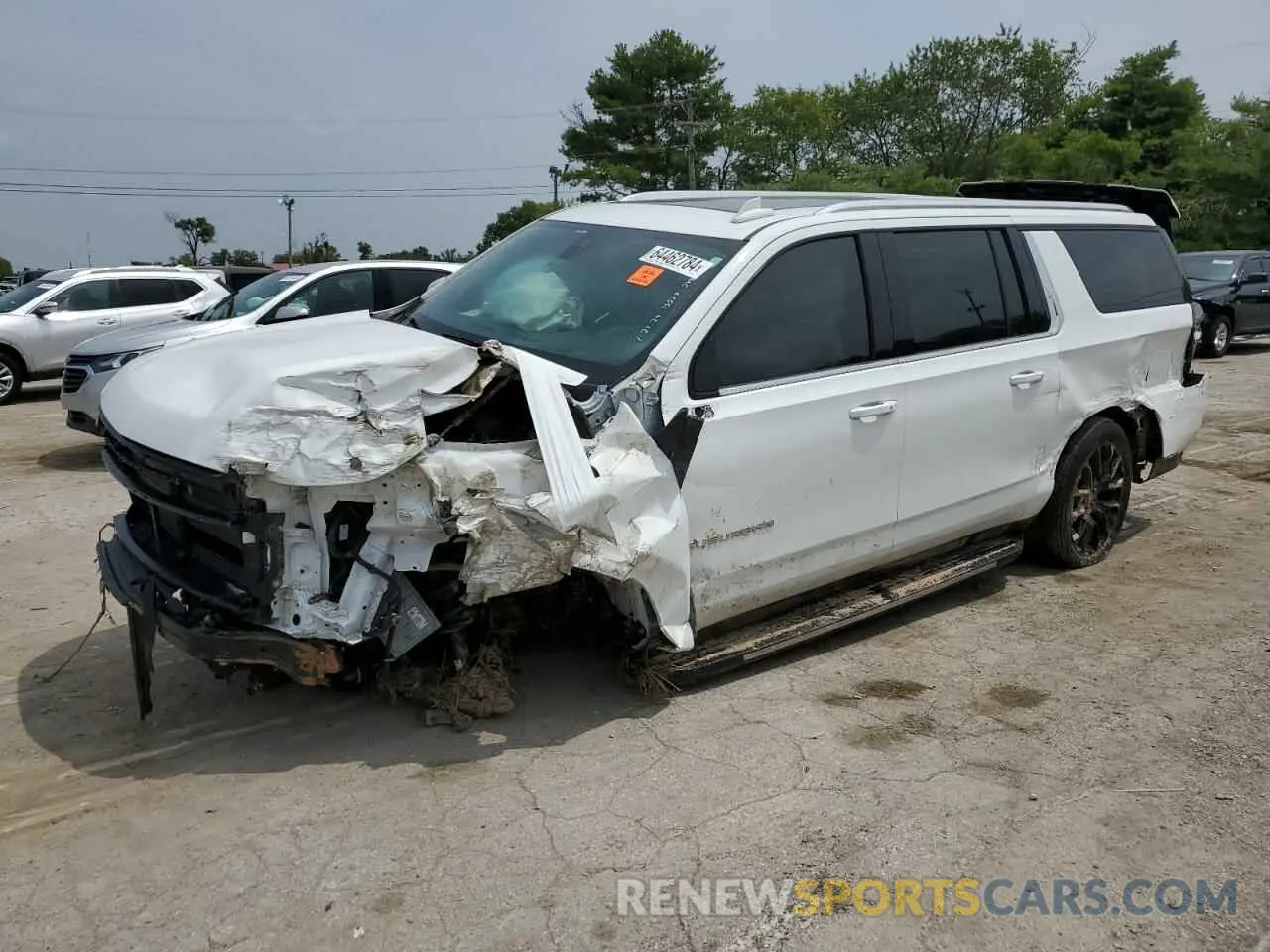 1 Photograph of a damaged car 1GNSKCKD2NR284746 CHEVROLET SUBURBAN 2022