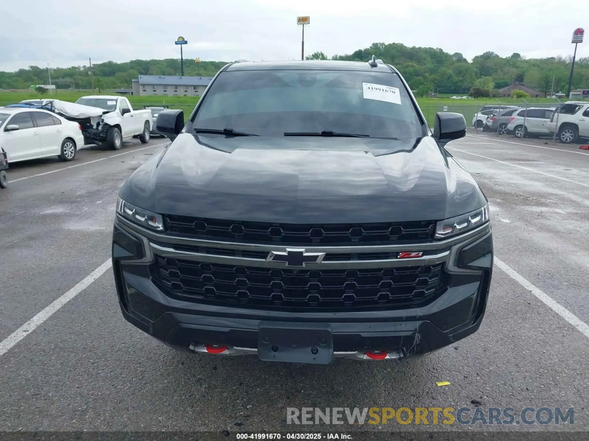 12 Photograph of a damaged car 1GNSKDKD7NR151681 CHEVROLET SUBURBAN 2022