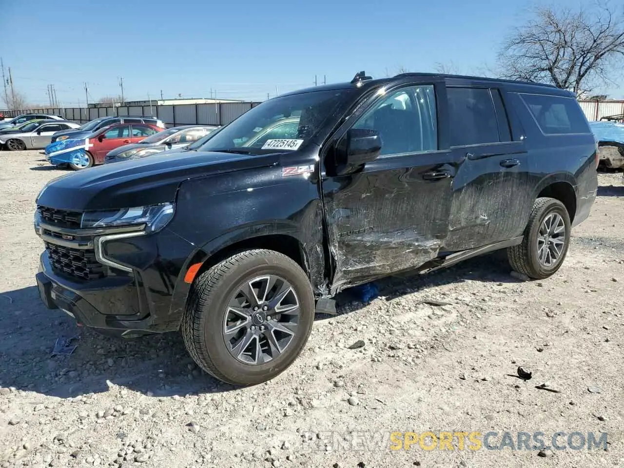1 Photograph of a damaged car 1GNSKDKD7NR251053 CHEVROLET SUBURBAN 2022