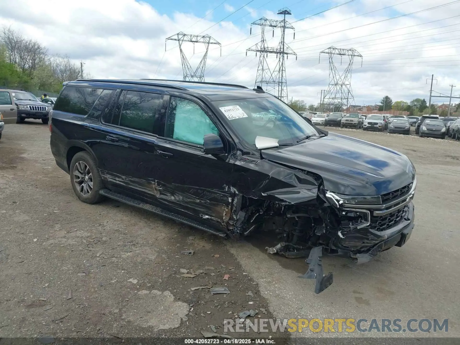 1 Фотография поврежденного автомобиля 1GNSKDKD8NR313558 CHEVROLET SUBURBAN 2022