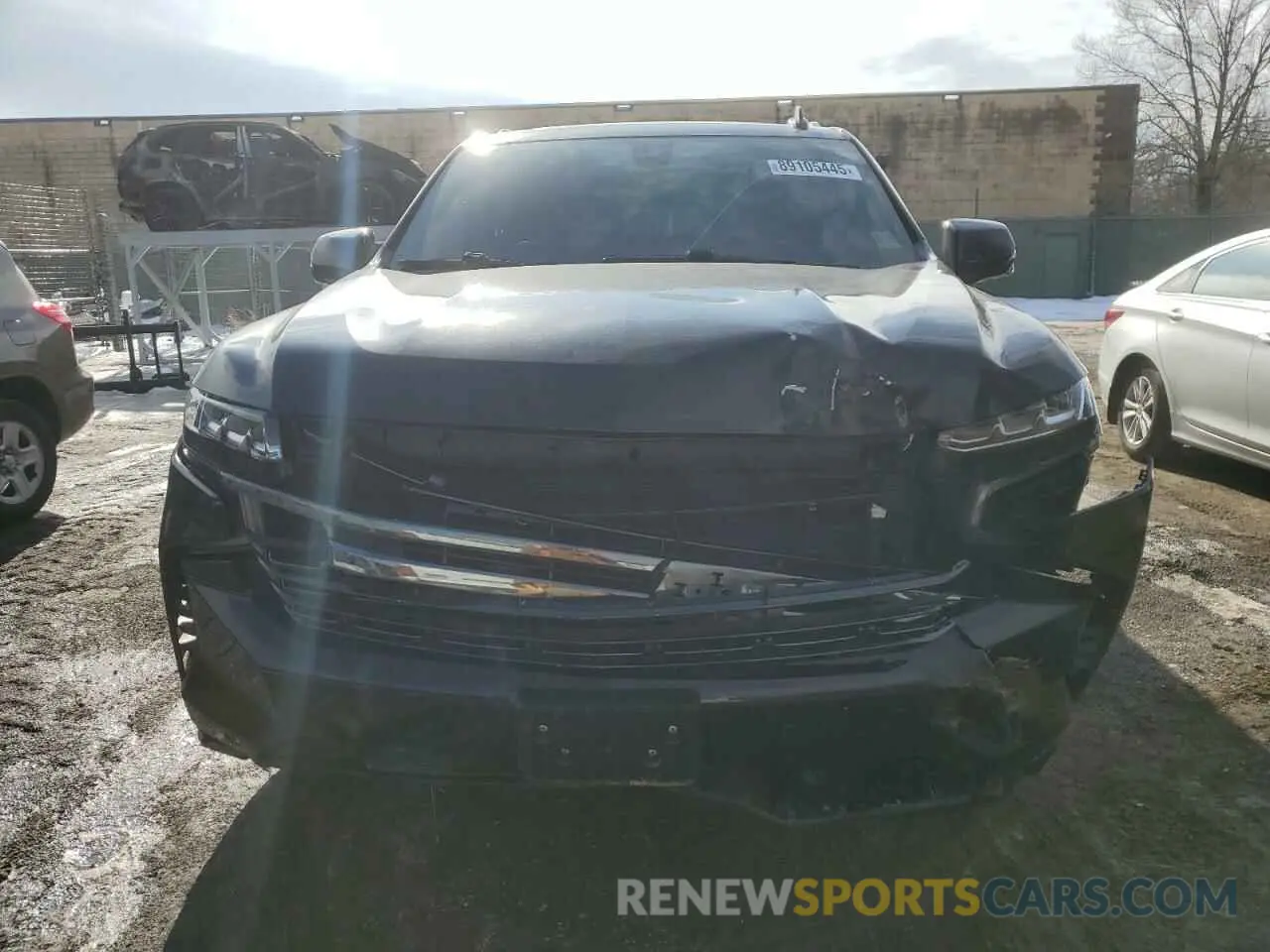 5 Photograph of a damaged car 1GNSKEKD4NR239125 CHEVROLET SUBURBAN 2022
