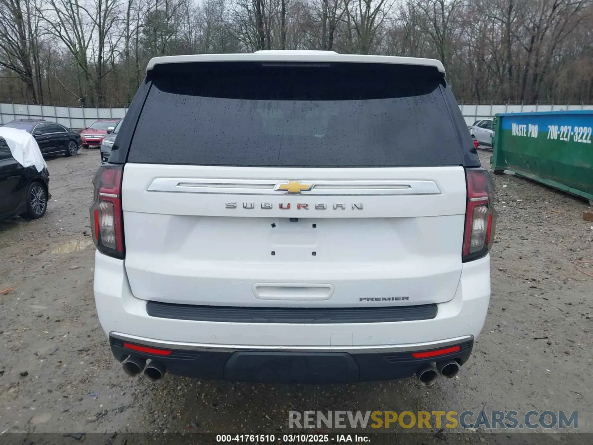 16 Photograph of a damaged car 1GNSKFKD6NR238466 CHEVROLET SUBURBAN 2022