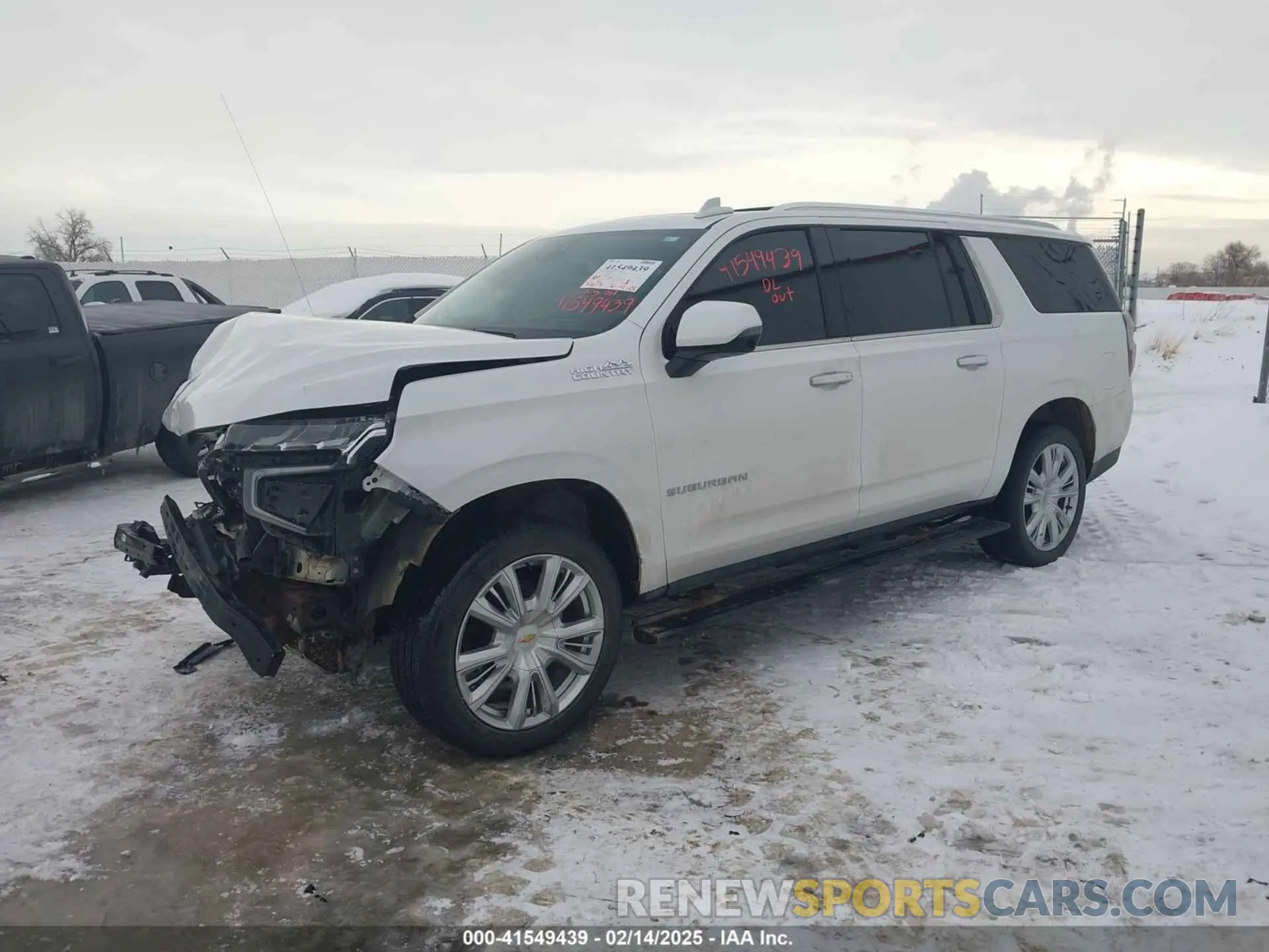 2 Фотография поврежденного автомобиля 1GNSKGKLXNR151036 CHEVROLET SUBURBAN 2022