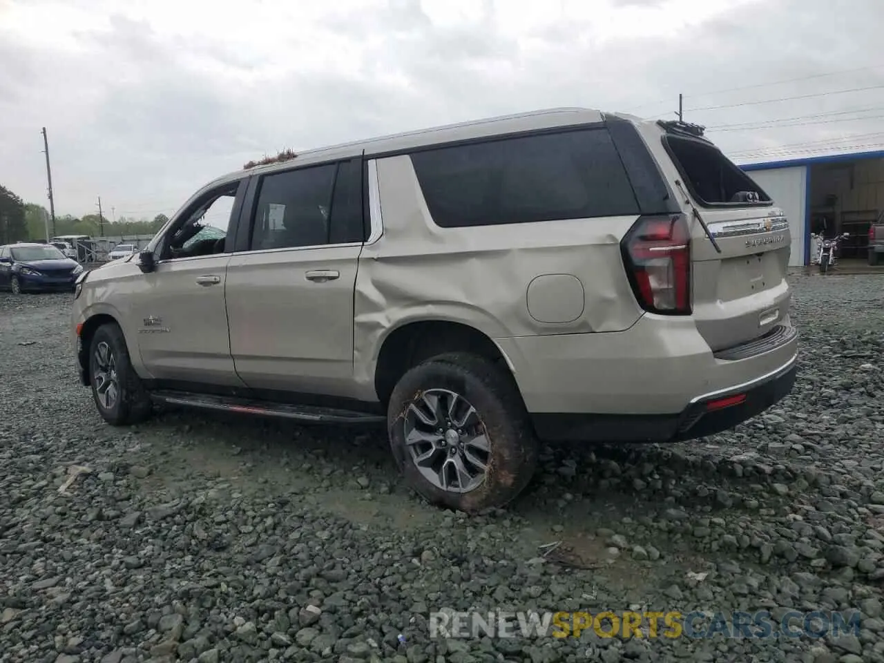 2 Фотография поврежденного автомобиля 1GNSCBKD5PR231520 CHEVROLET SUBURBAN 2023