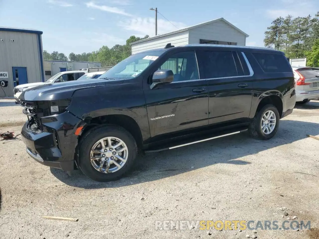 1 Photograph of a damaged car 1GNSCCKD1PR412085 CHEVROLET SUBURBAN 2023
