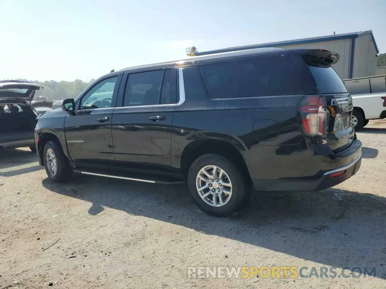 2 Photograph of a damaged car 1GNSCCKD1PR412085 CHEVROLET SUBURBAN 2023
