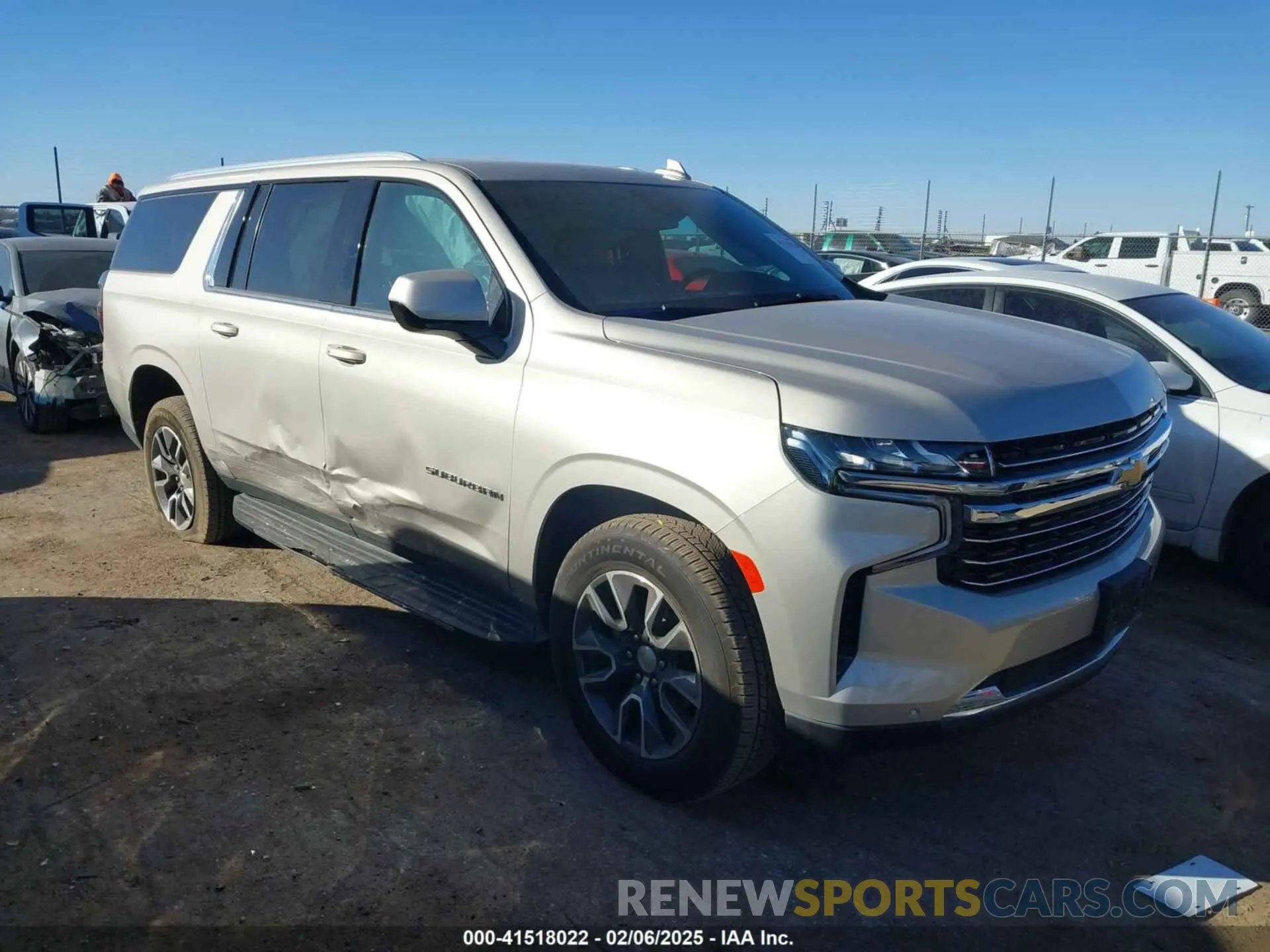 1 Photograph of a damaged car 1GNSCCKD2PR522272 CHEVROLET SUBURBAN 2023