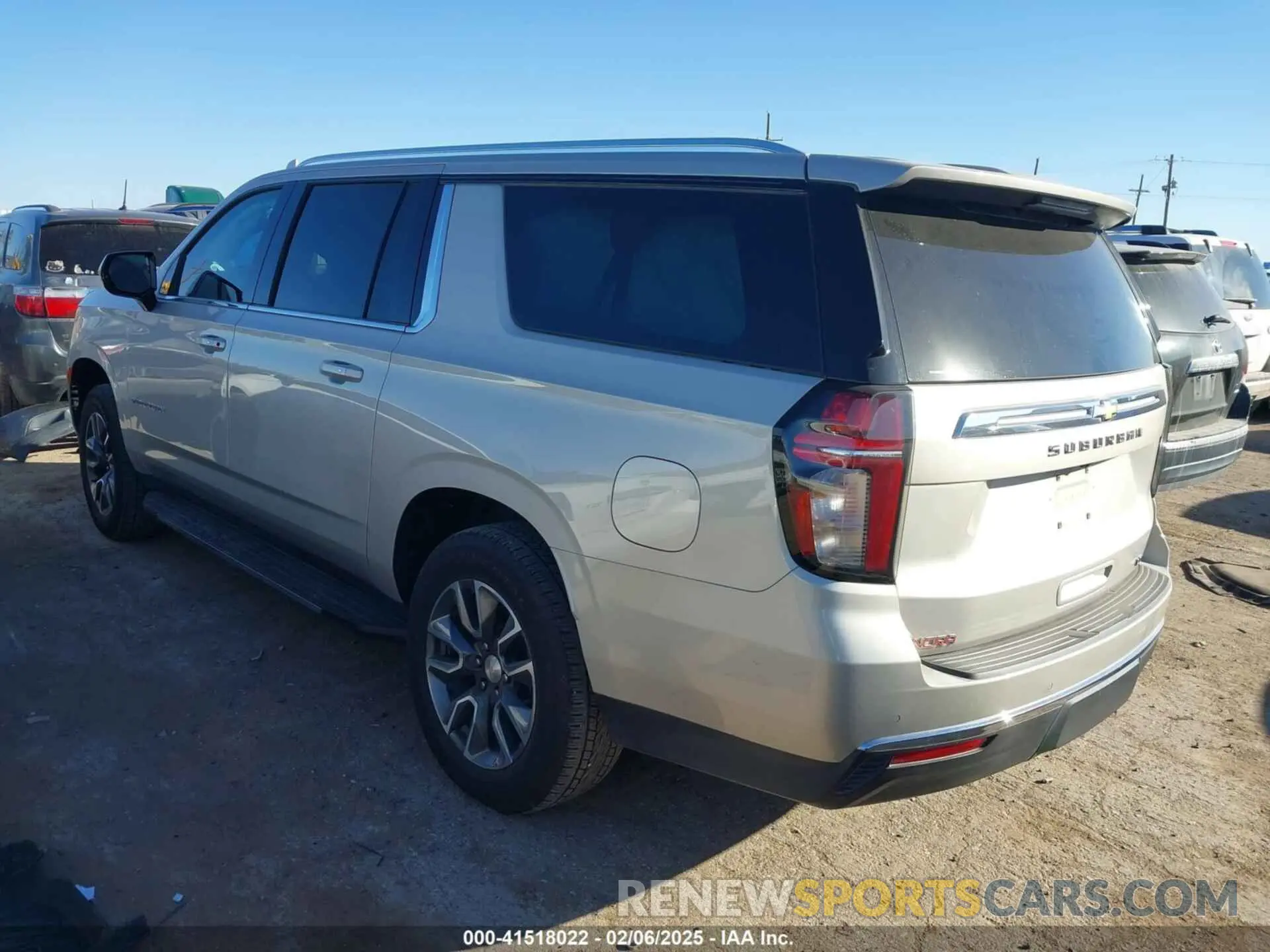 3 Photograph of a damaged car 1GNSCCKD2PR522272 CHEVROLET SUBURBAN 2023